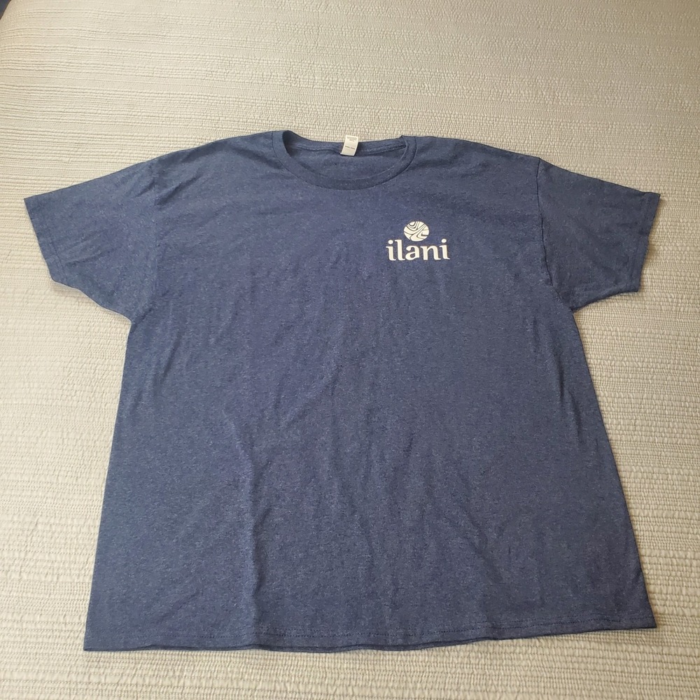 Hanes T-Shirt Mens XL Blue Endless Summer Fun ilani Casino Graphic Tee